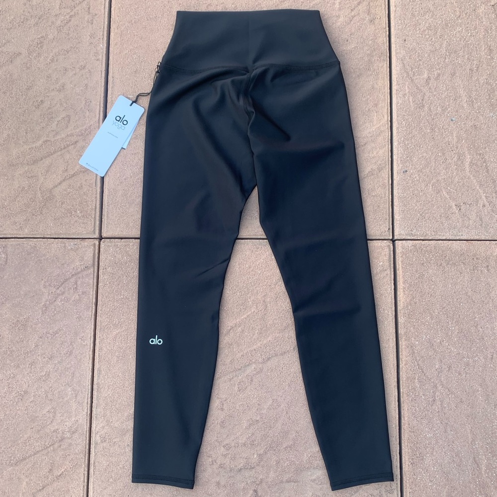 NEW ALO Yoga 7/8 High-Waist Black Airlift Legging - Picture 7 of 7